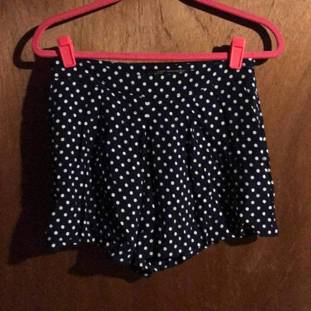 Polka dot Zara shorts size small